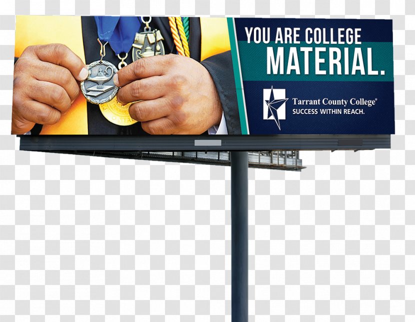 Tarrant County College Display Advertising Billboard Transparent PNG