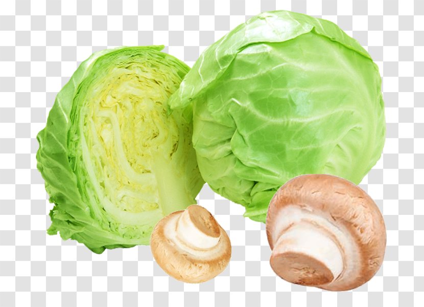 Cruciferous Vegetables Cabbage Vegetarian Cuisine - Frying - Cut Material Transparent PNG