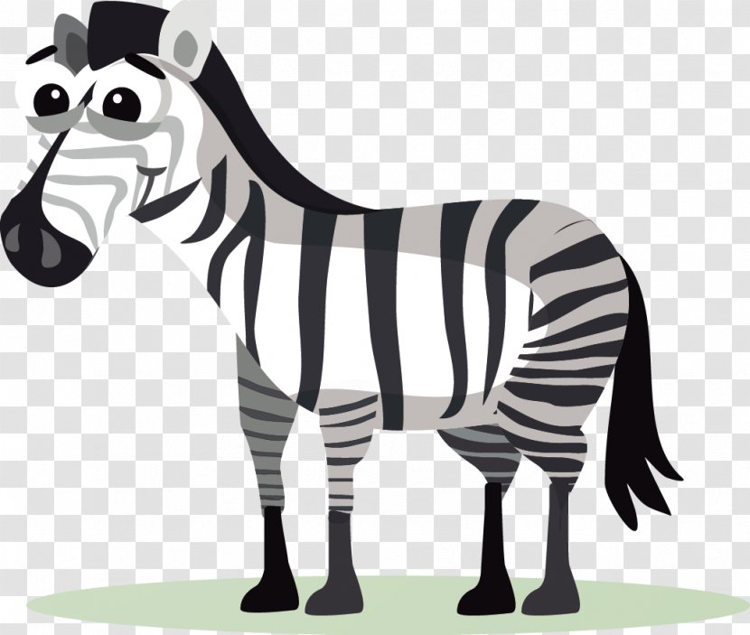 Cartoon Birds And Wildlife - Zebra - Free Transparent PNG
