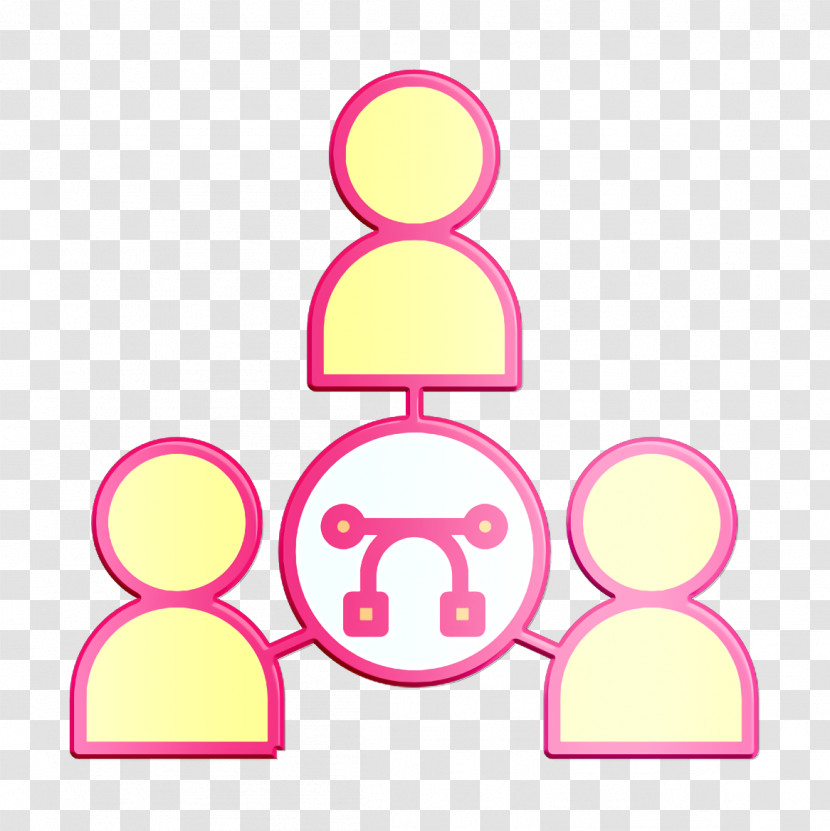 Graphic Design Icon Network Icon Teamwork Icon Transparent PNG