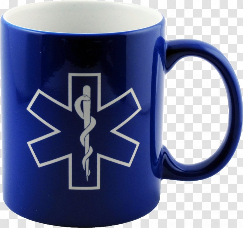 Star Of Life Emergency Medical Technician Services Paramedic Decal - Cardiopulmonary Resuscitation - Mug Transparent PNG