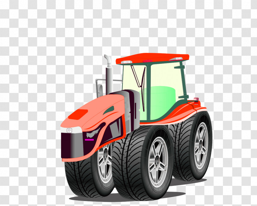 Land Vehicle Vehicle Tractor Transport Automotive Tire Transparent PNG