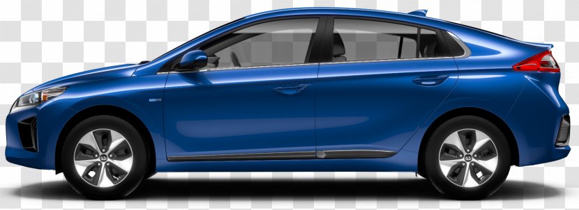 2017 Hyundai Ioniq Hybrid Car 2018 EV Hatchback Blue - Ev Transparent PNG