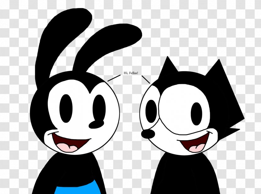 Oswald The Lucky Rabbit Casper Mickey Mouse Felix Cat Cartoon - Human Behavior Transparent PNG