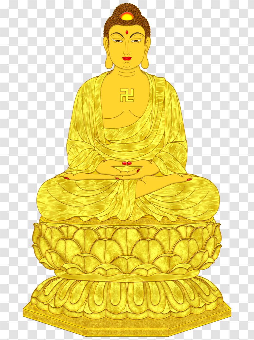 Gold Gautama Buddha Transparent PNG