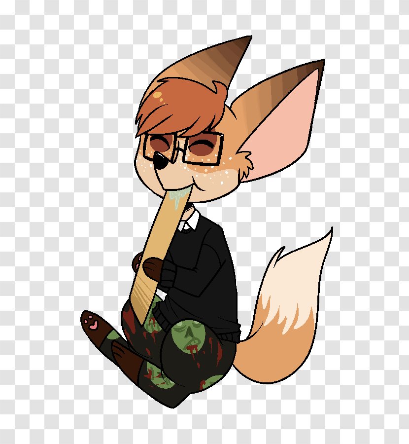 Finger Character Fiction Clip Art - Little Fox Transparent PNG