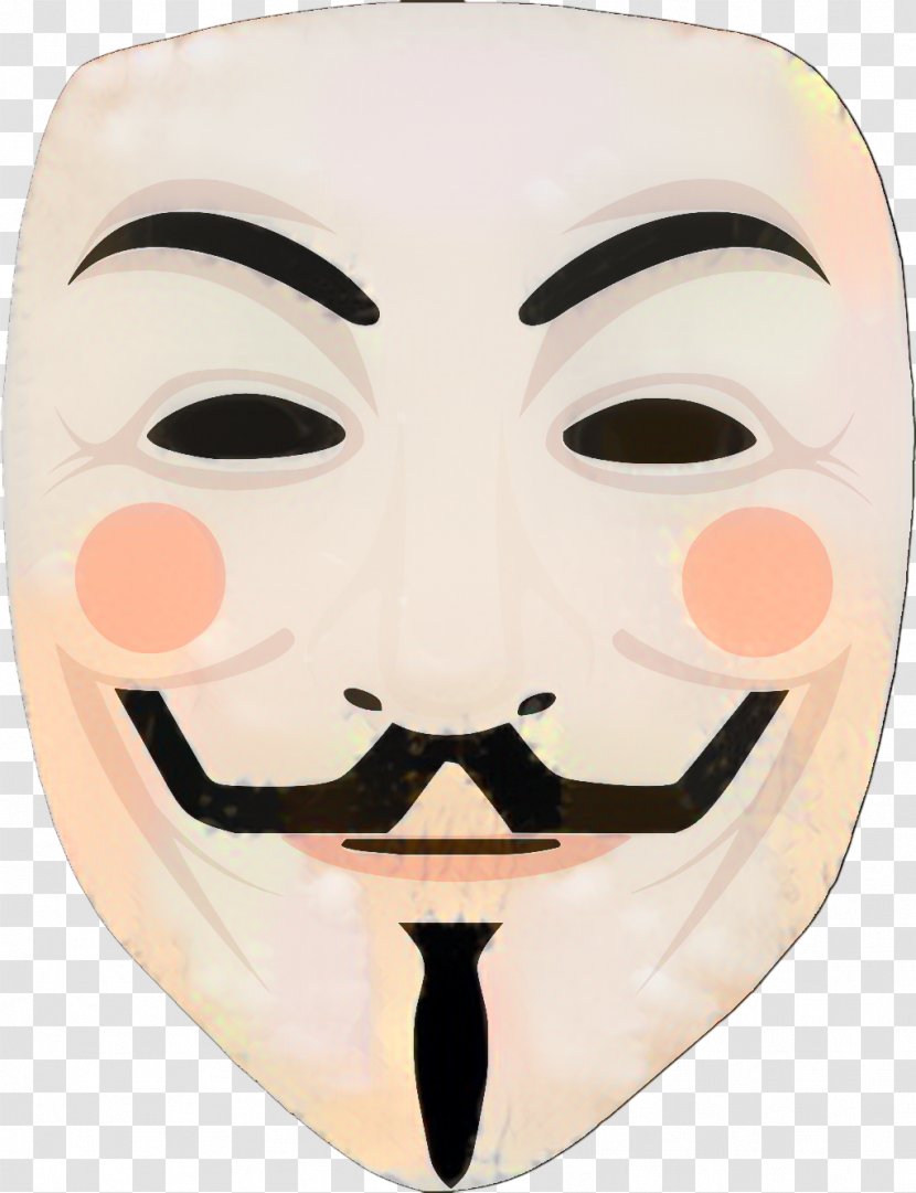 Mouth Cartoon - Anonymous - Plate Moustache Transparent PNG