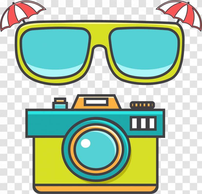 Digital Camera - Gratis - Green Transparent PNG