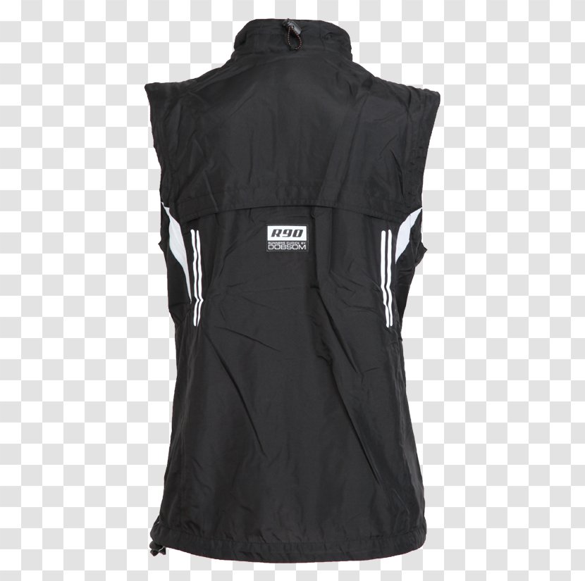 Gilets Jacket Clothing Waistcoat Zipper - Black - 90s Jackets Transparent PNG