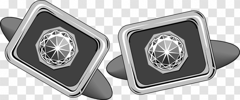 Car Automotive Lighting Cufflink - Silver - Cufflinks Transparent PNG