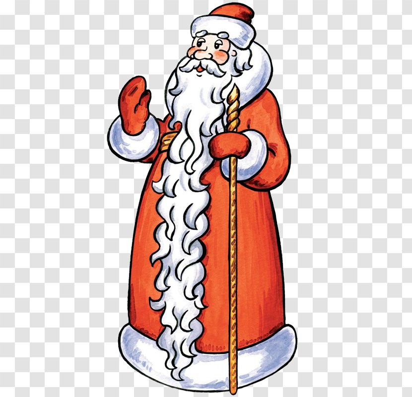 Ded Moroz Snegurochka Christmas Grandfather Clip Art - Holiday Transparent PNG