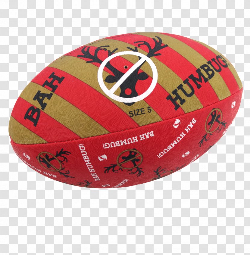 Rugby Ball Ulster Samurai Sportswear - Red Transparent PNG