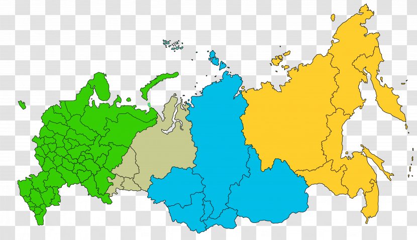 Federal Subjects Of Russia Central Economic Region Volga-Vyatka - Geography Transparent PNG