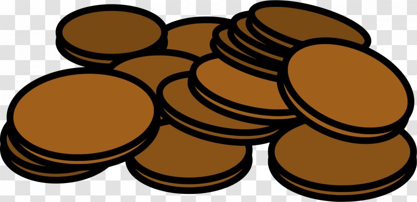 Penny Coin Clip Art - Yellow - Financial Transparent PNG
