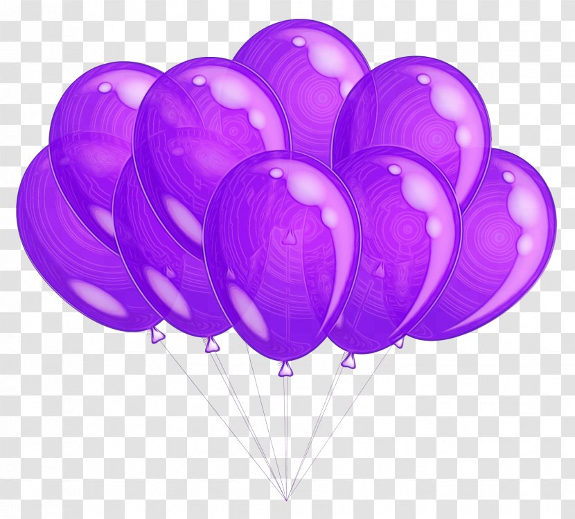 Birthday Party Background - Purple - Petal Crocus Transparent PNG