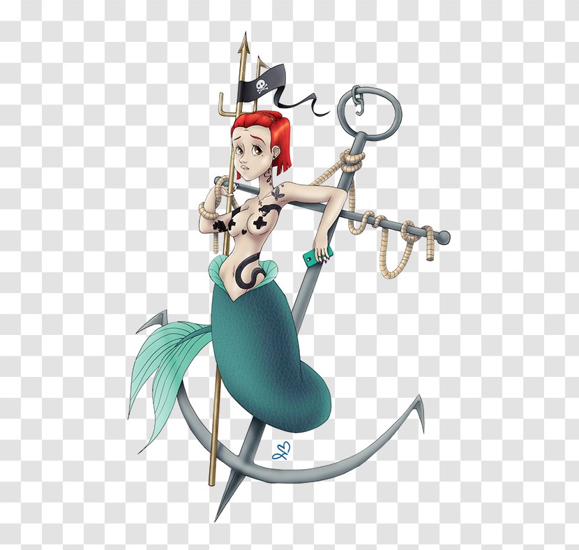 The Walt Disney Company Art Illustration Mermaid Sketch - Moppin Mermaids Cleaning Transparent PNG