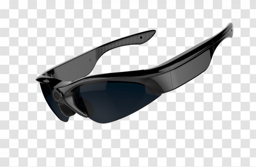 Night Vision 1080p Sunglasses Video Cameras - Black - Wide Angle Transparent PNG
