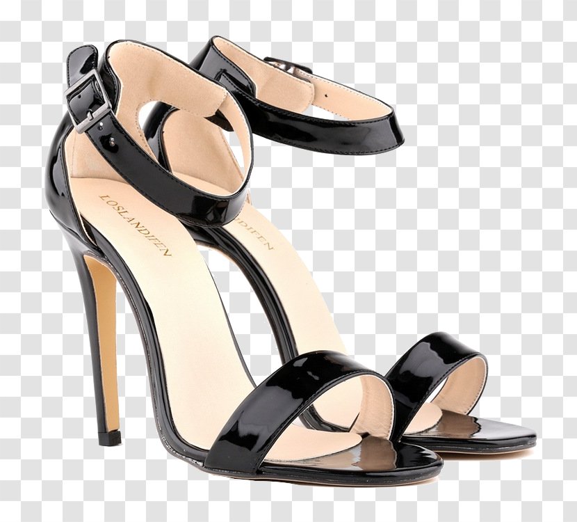 Shoe Sandal High-heeled Footwear Handbag - Highheeled - Heels Transparent PNG