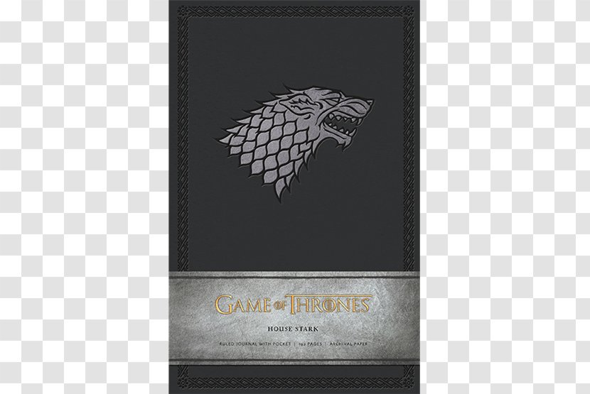 A Game Of Thrones Thrones: Iron Throne Hardcover Ruled Journal House Stark Book - Poster Transparent PNG