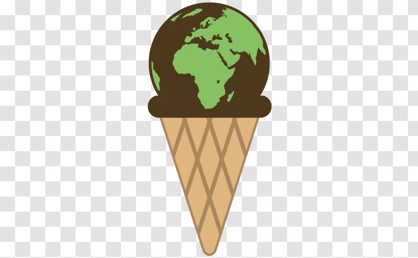 World Map Globe United States - Ice Cream Cone Transparent PNG