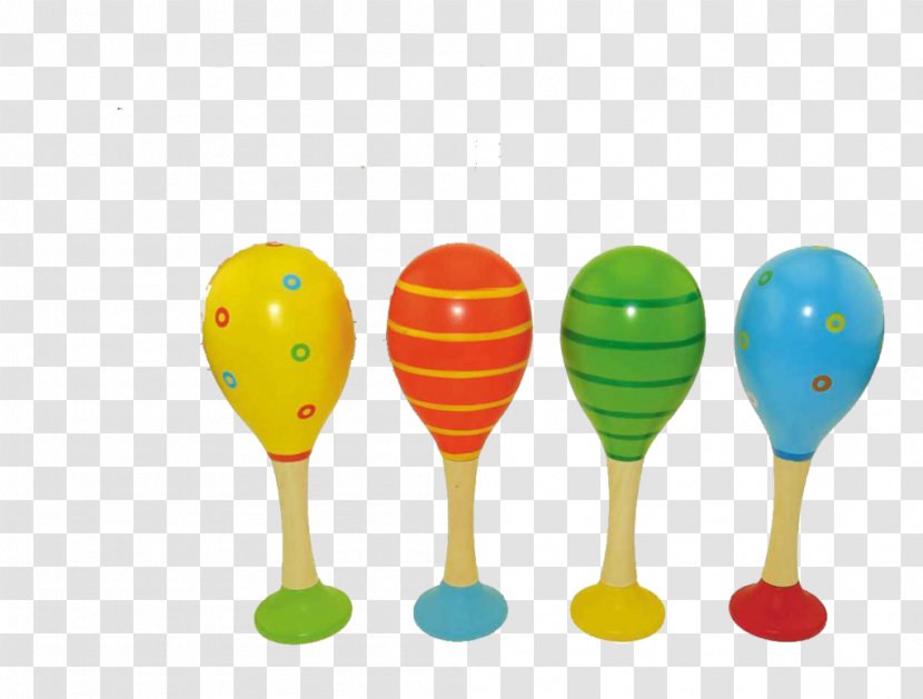 Maraca Rattle Egg Shaker Musical Instruments Percussion - Cartoon Transparent PNG