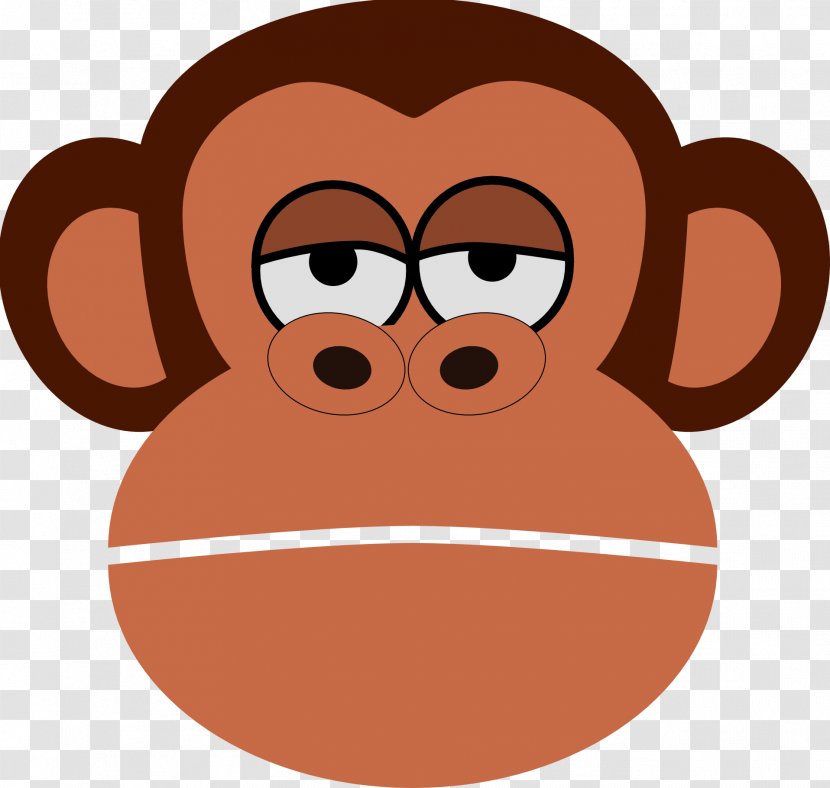 Clip Art Ape Monkey Cartoon Drawing - Vertebrate Transparent PNG