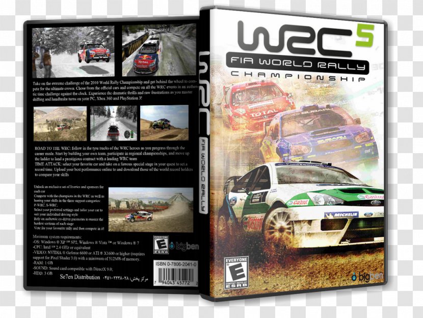 WRC: FIA World Rally Championship Video Game Milestone S.r.l. - Model Car - Hobby Transparent PNG