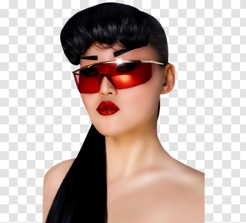 Sunglasses Goggles Chin - Eyelash - Glasses Transparent PNG