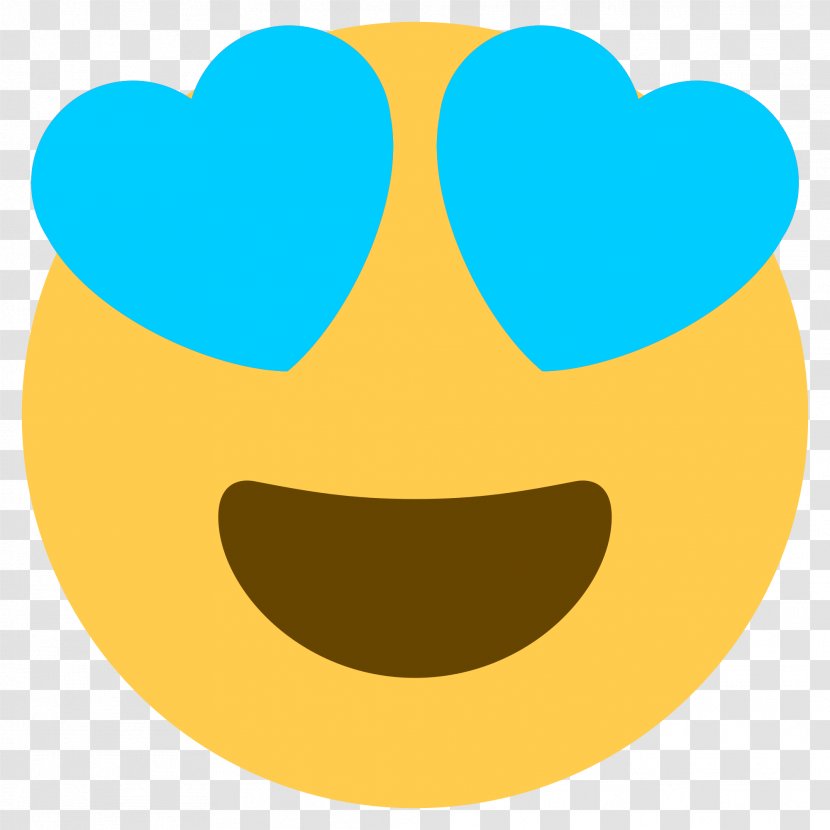 Smiley Emoticon Heart Eye - Emoji Transparent PNG