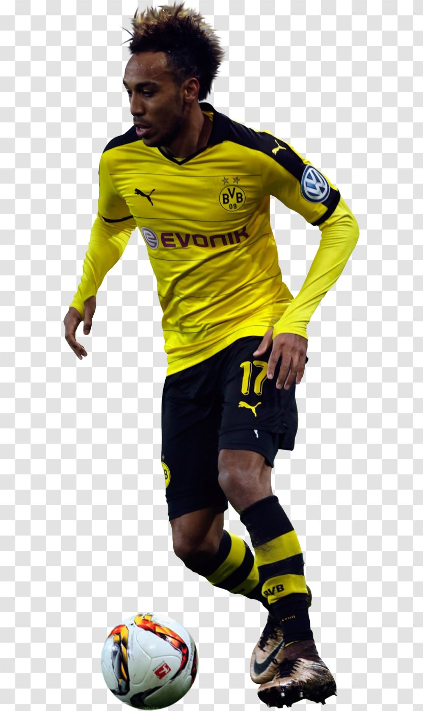 Pierre-Emerick Aubameyang Football Player Borussia Dortmund Sport - Sports Uniform Transparent PNG