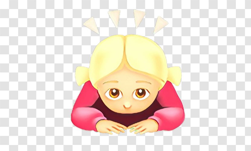 Smile Emoji - Character - Pink Transparent PNG