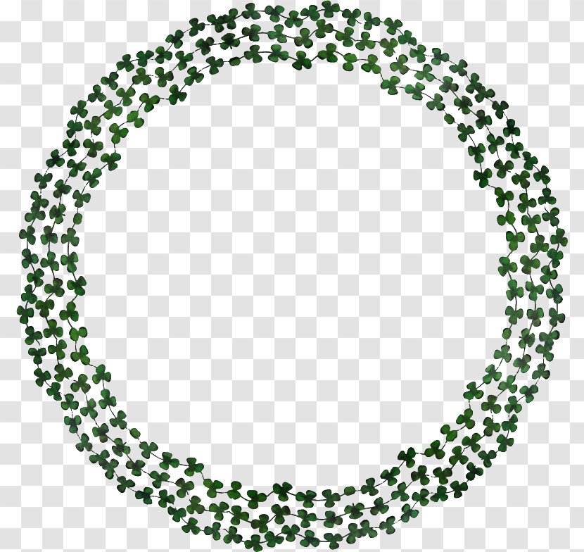 Green Circle Fashion Accessory - Wet Ink Transparent PNG