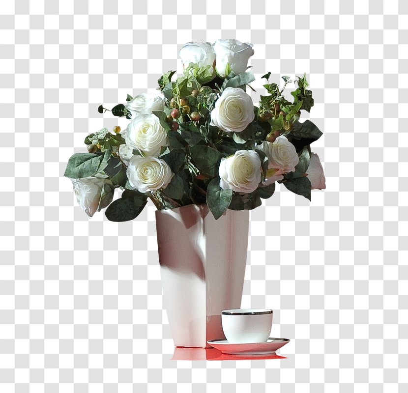 Vase Interior Design Services Decorative Arts - Rose Transparent PNG