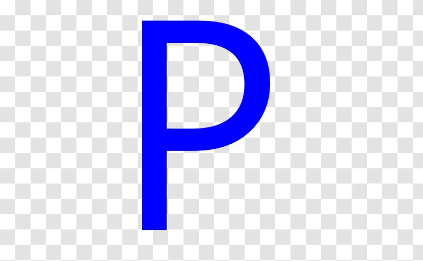 Blue Letter Bible Alphabet - Area - P Transparent PNG