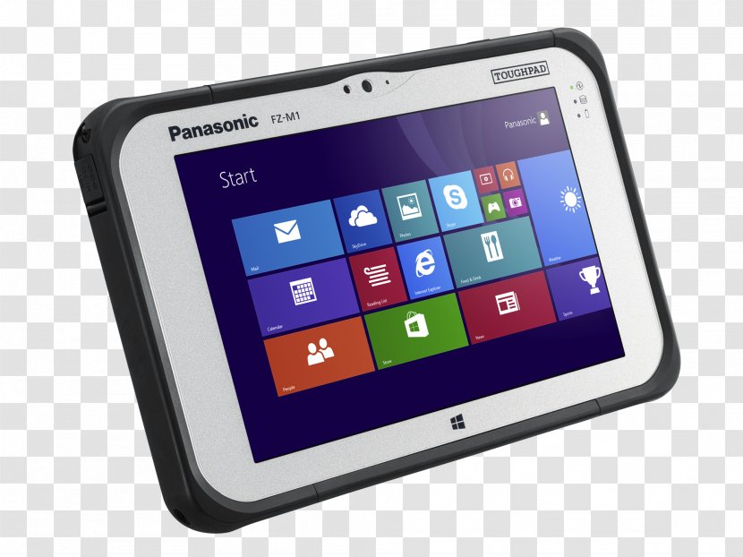 Panasonic Toughpad FZ-M1 Microsoft Tablet PC Laptop Toughbook - Display Device Transparent PNG