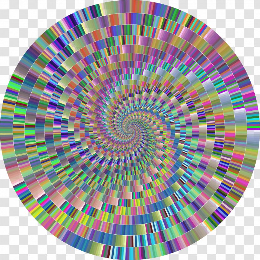 Circle Spiral Concentric Objects - Color Transparent PNG