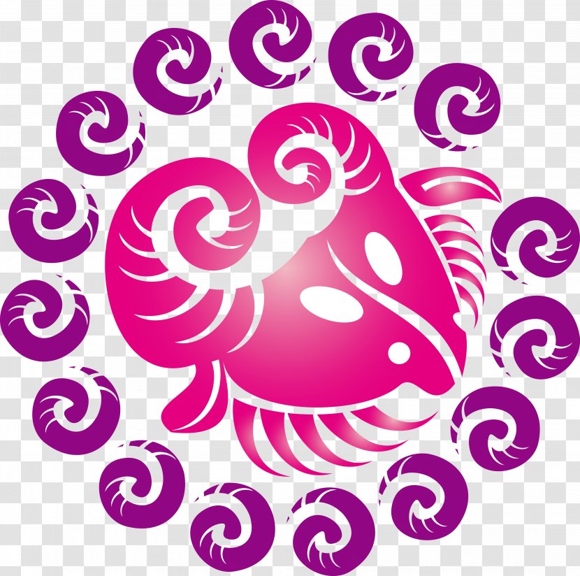 Aries Horoscope Astrology Astrological Sign Zodiac - Creative Transparent PNG