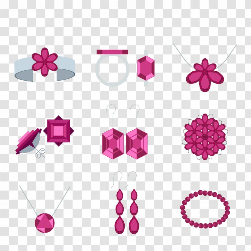 Jewellery Download Clip Art - Vector Jewelry Collection Transparent PNG