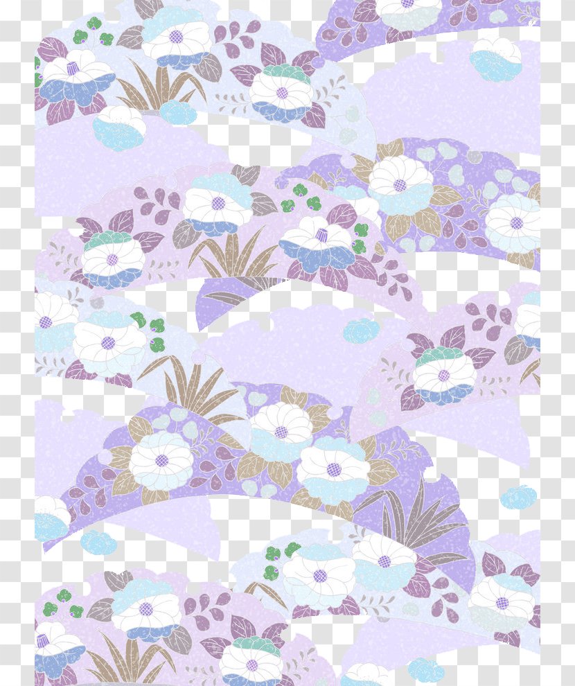 Japan Pattern - Motif - Purple Japanese Transparent PNG