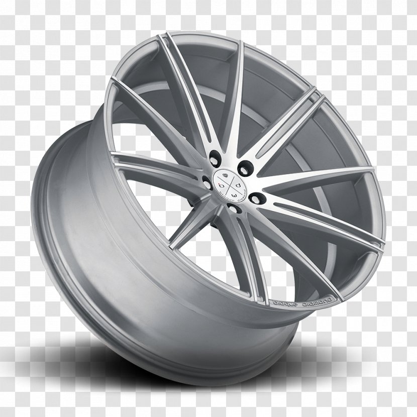 Alloy Wheel Tire Rim Custom - Silver Transparent PNG