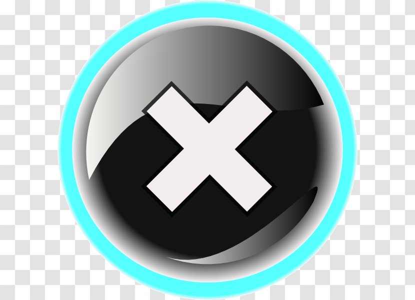 Error Clip Art - Stockxchng - Black Close Button Transparent PNG