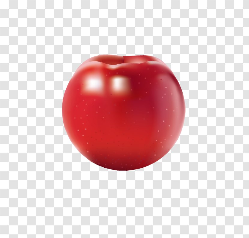 Apple Realism Computer Network - Fresh Red Transparent PNG