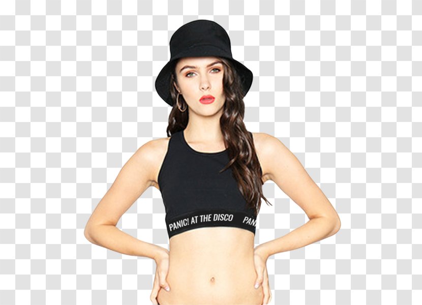 T-shirt Sports Bra Panic! At The Disco Leggings - Frame Transparent PNG