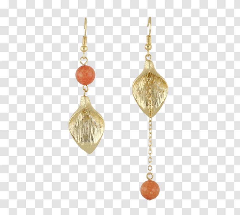 Earring Gemstone Jewellery Imitation Pearl Gold - Crystal Transparent PNG