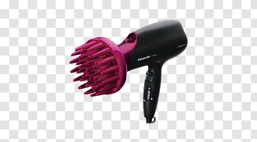 Hair Iron Panasonic Nanoe EH-NA65 Dryers Compact Dryer With Folding Handle And Technology For Smoother Styling Tools - Hairstyle Transparent PNG