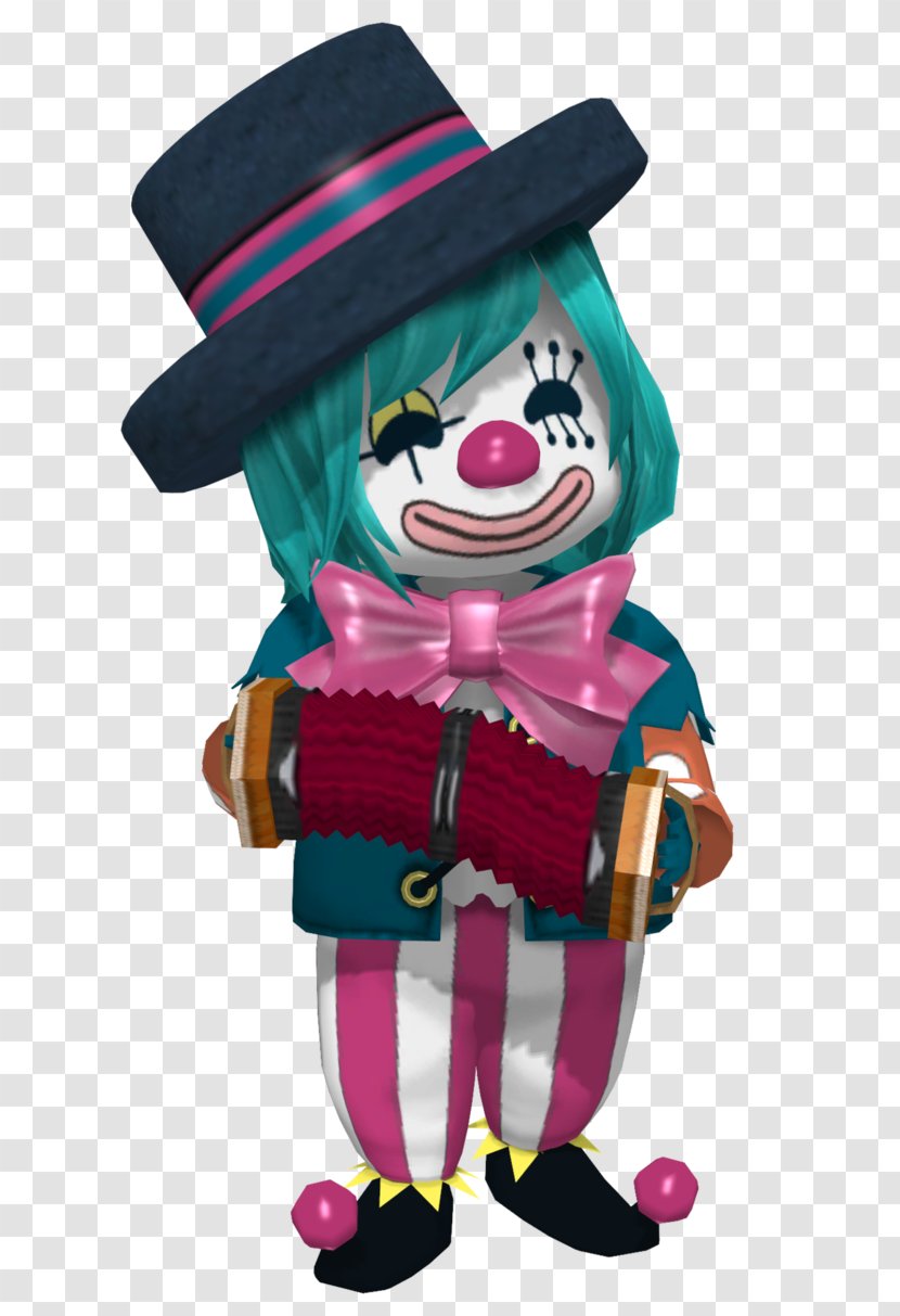 Pierrot Hatsune Miku: Project DIVA Arcade MikuMikuDance Clown - Frame - Miku Transparent PNG