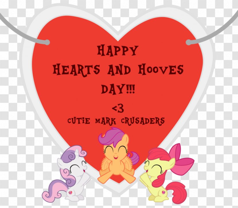 Valentine's Day Hearts And Hooves DeviantArt - Frame Transparent PNG