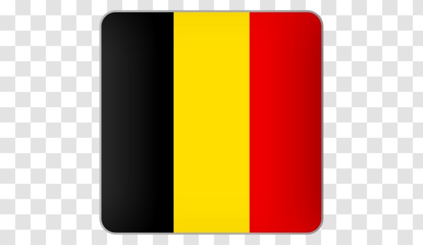 Yellow Rectangle - Orange - Belgium Flag Free Icon Transparent PNG
