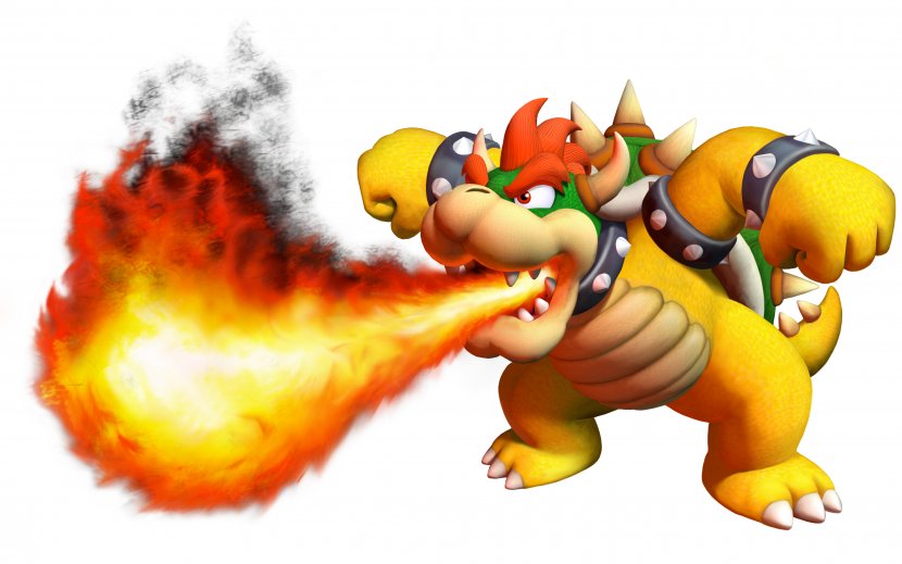 Super Smash Bros. For Nintendo 3DS And Wii U Mario & Luigi: Bowser's Inside Story - Dragon Breathing Fire Transparent PNG