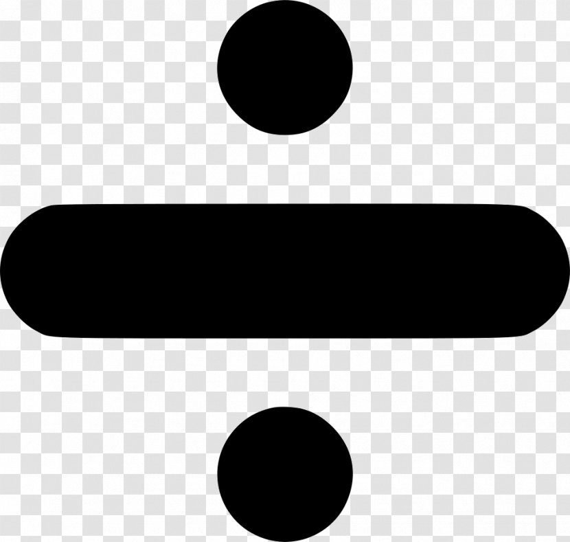 Obelus Division Mathematics Symbol - Long Transparent PNG